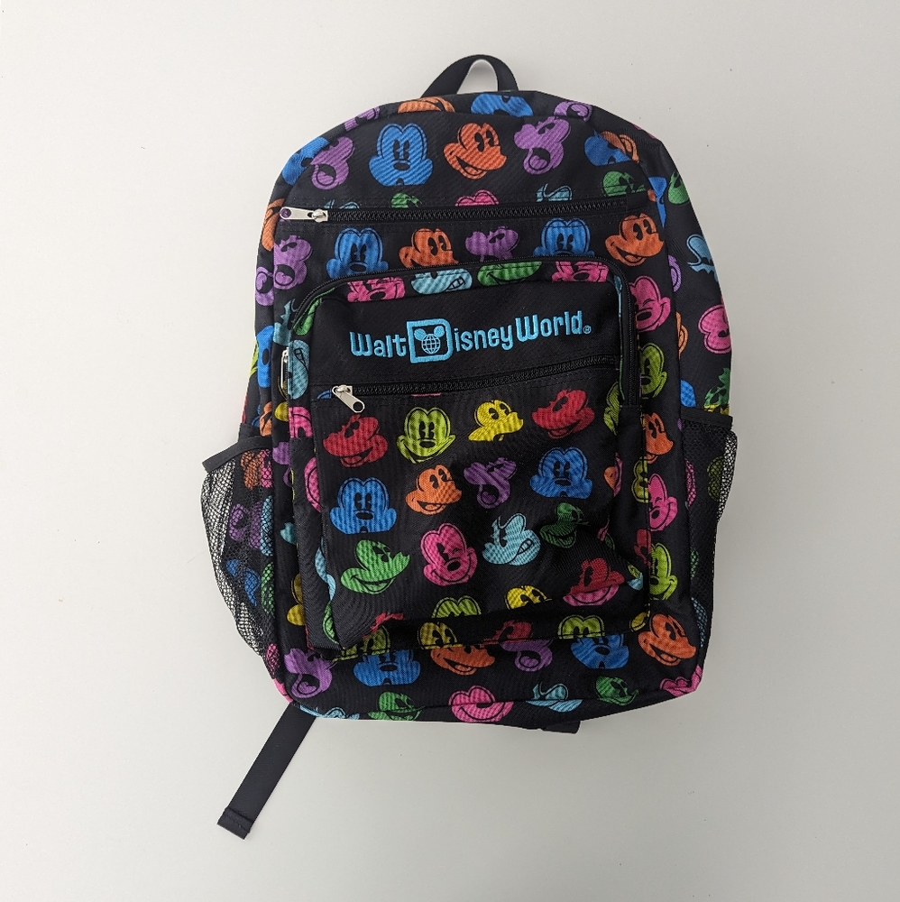 Disney World Rainbow Mickey Backpack
